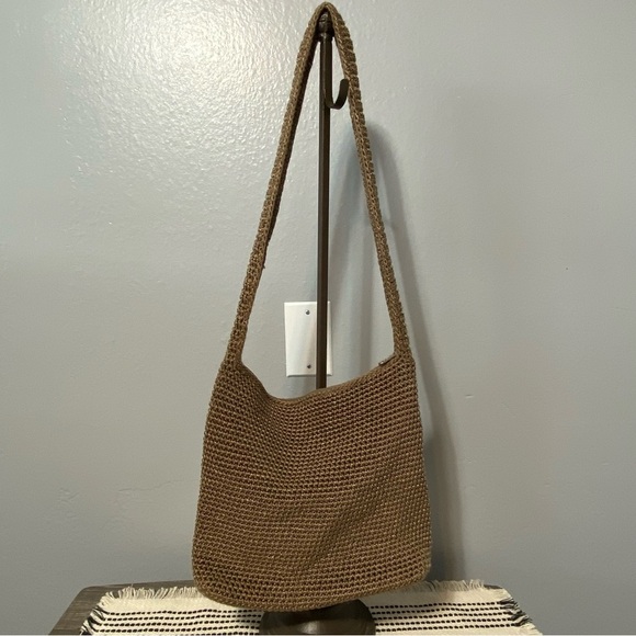 THE SAK / Tan Woven Shoulder Purse - Picture 1 of 13